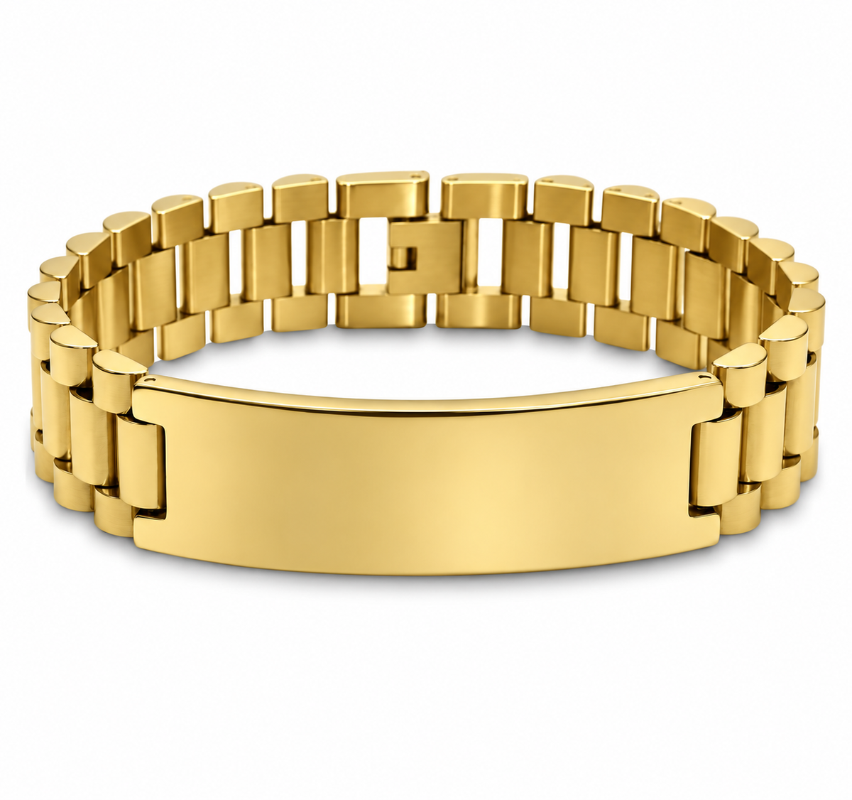 Bracelet MAJESTÉ doré grand modèle personnalisé 