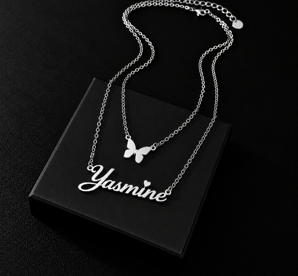 TENDRESSE | Collier prénom & symbole personnalisé