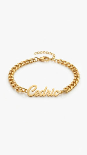 CÉDRIC | Bracelet Prénom Personnalisé